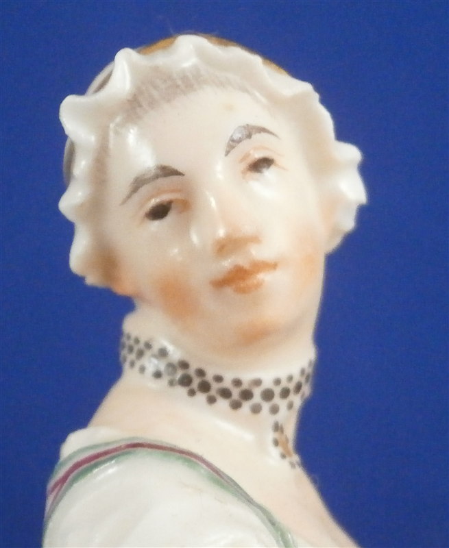 Ludwigsburg Unmarked Lady Figurine 1